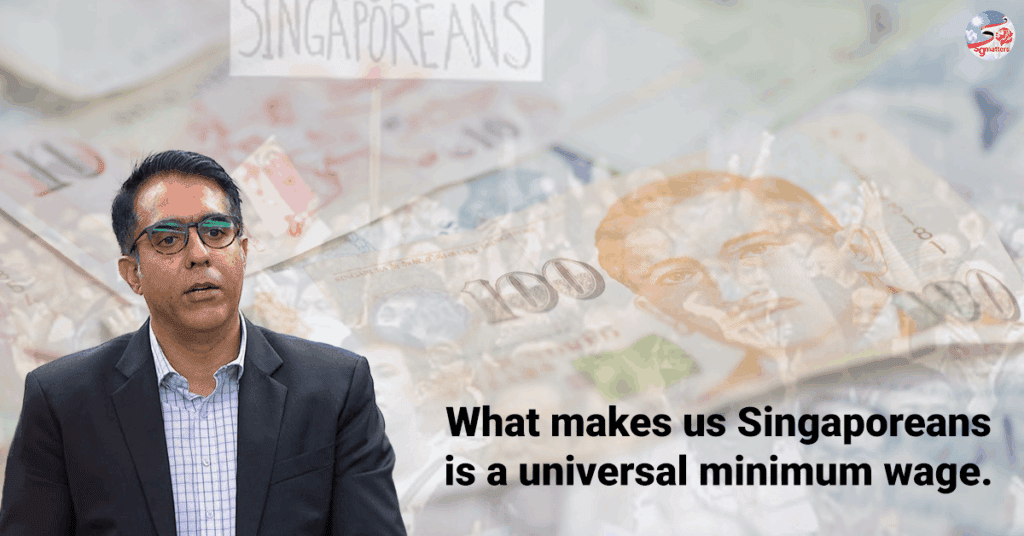 Pritam Singh minimum wage