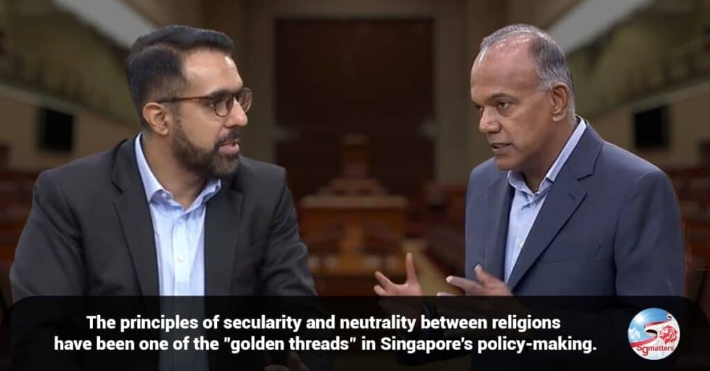 multi religious singapore no particular group is favoured
