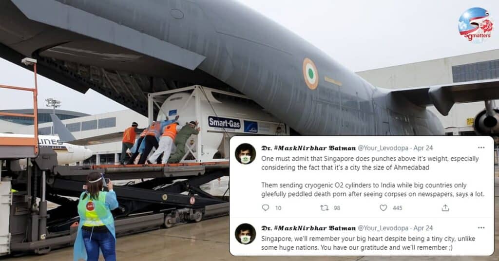 Temasek responds to critical shortage of oxygen, essential supplies in India