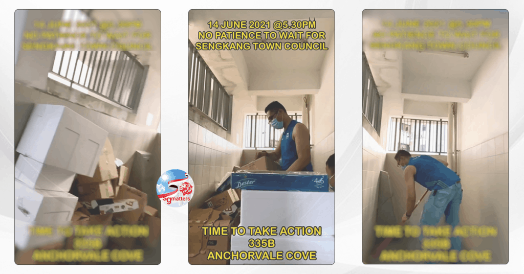 Sengkang GRC resident rolls up his sleeve and turns neighbourhood cleaner