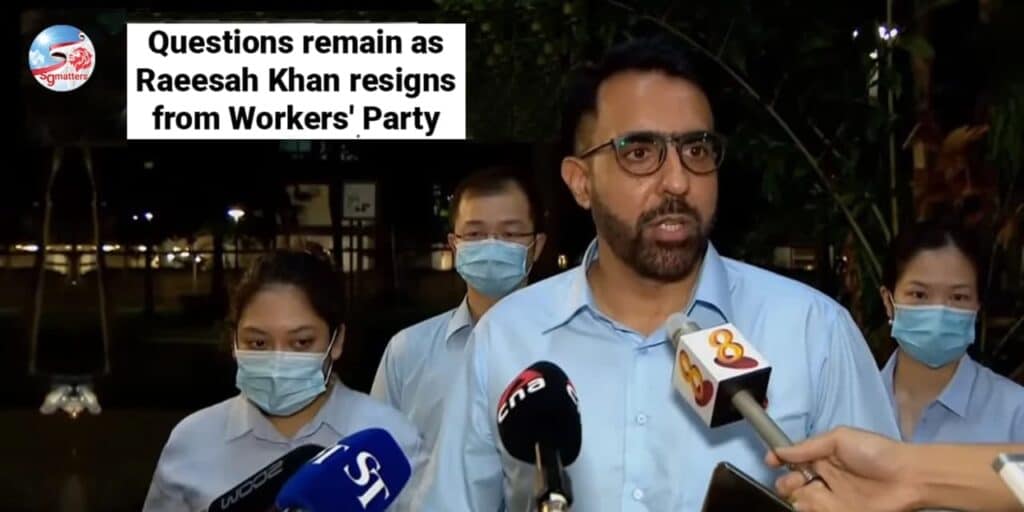 Questions remain as Raeesah Khan resigns from Workers' Party