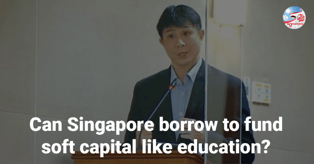 infrastructure, borrow, fund, education, public, services, spending, expenditure, soft, Jamus Lim
