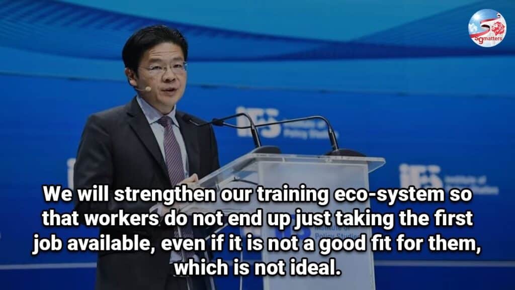 work is also about dignity and purpose we need to strengthen support to help singaporeans thrive at work lawrence wong 1